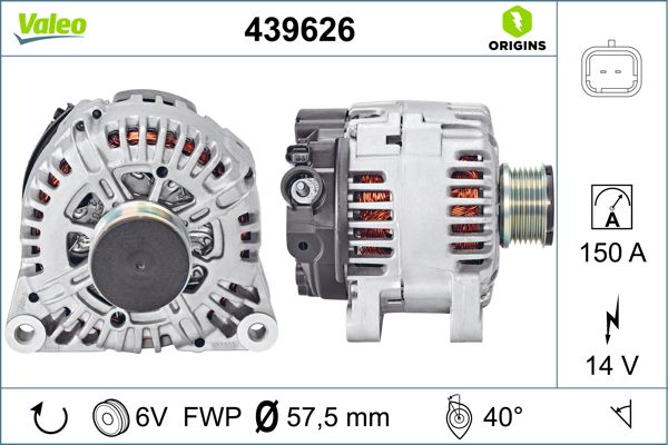 Alternator/Dynamo Valeo 439626