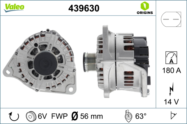 Alternator/Dynamo Valeo 439630