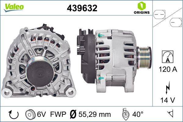 Alternator/Dynamo Valeo 439632