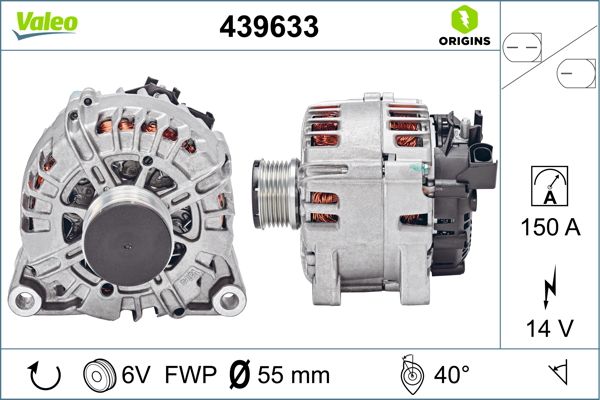 Alternator/Dynamo Valeo 439633