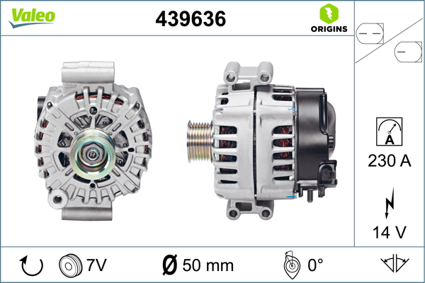 Alternator/Dynamo Valeo 439636