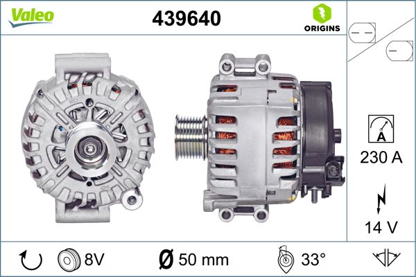 Alternator/Dynamo Valeo 439640