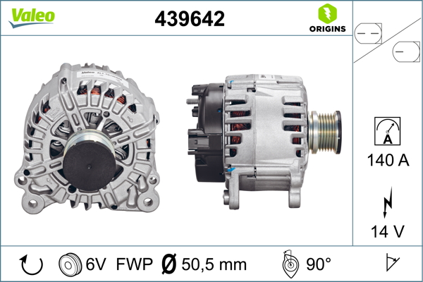 Alternator/Dynamo Valeo 439642