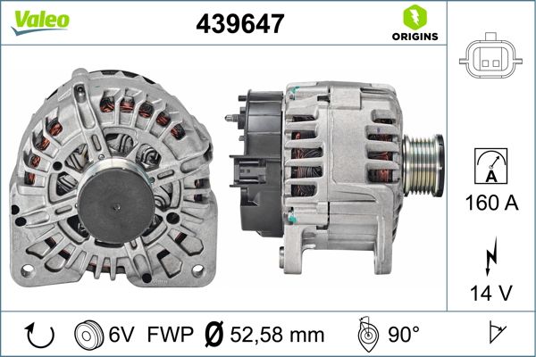 Alternator/Dynamo Valeo 439647