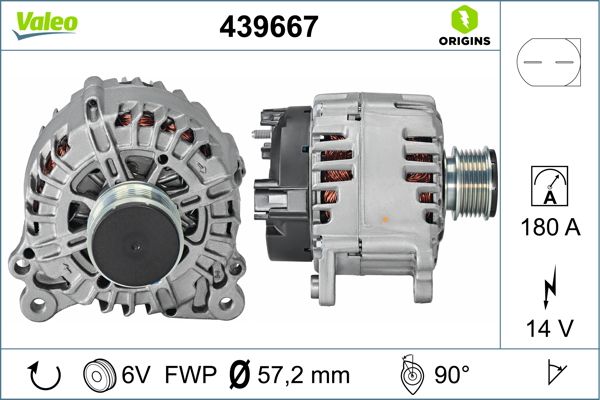 Alternator/Dynamo Valeo 439667