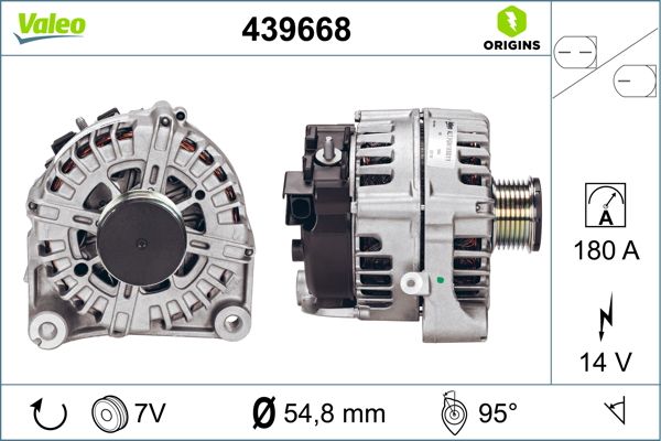 Alternator/Dynamo Valeo 439668