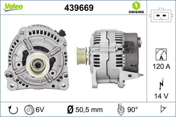 Alternator/Dynamo Valeo 439669