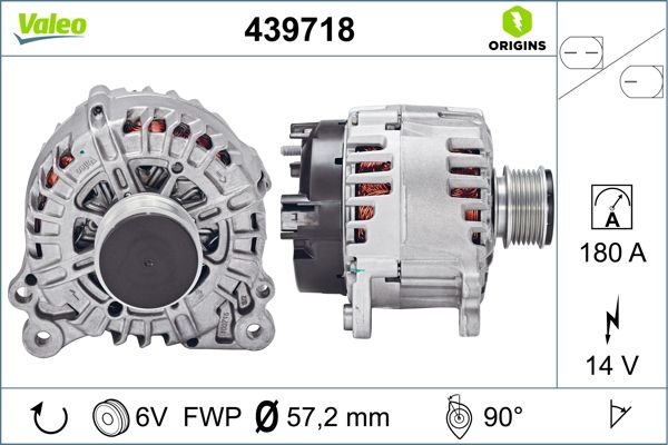 Alternator/Dynamo Valeo 439718