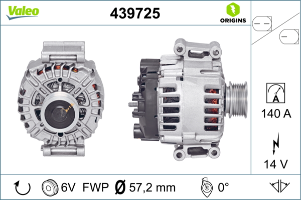 Alternator/Dynamo Valeo 439725