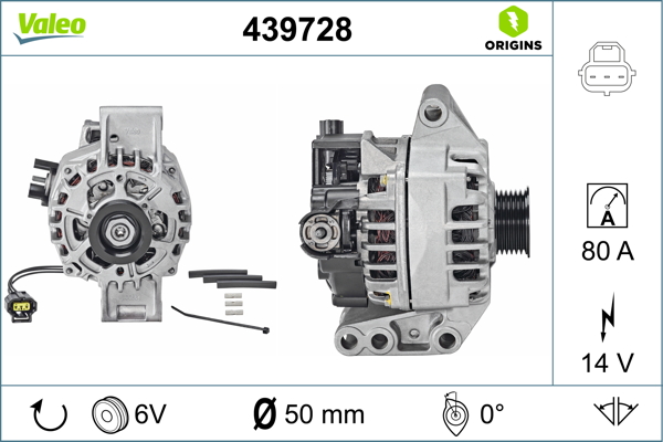 Alternator/Dynamo Valeo 439728