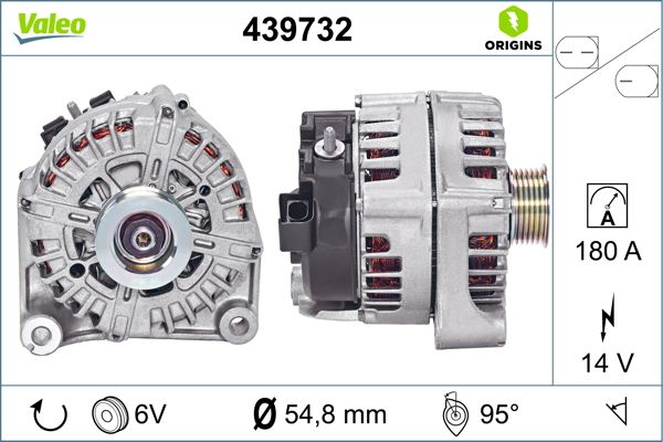 Alternator/Dynamo Valeo 439732