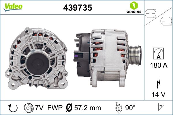 Alternator/Dynamo Valeo 439735