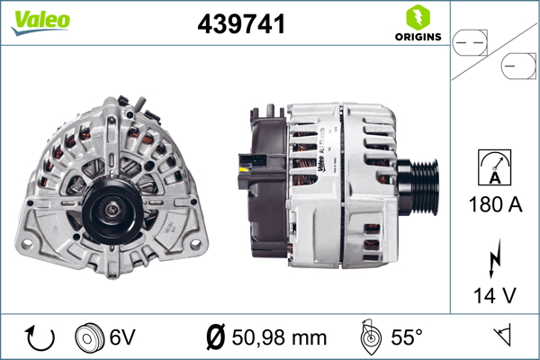 Alternator/Dynamo Valeo 439741