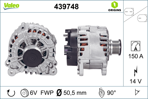 Alternator/Dynamo Valeo 439748