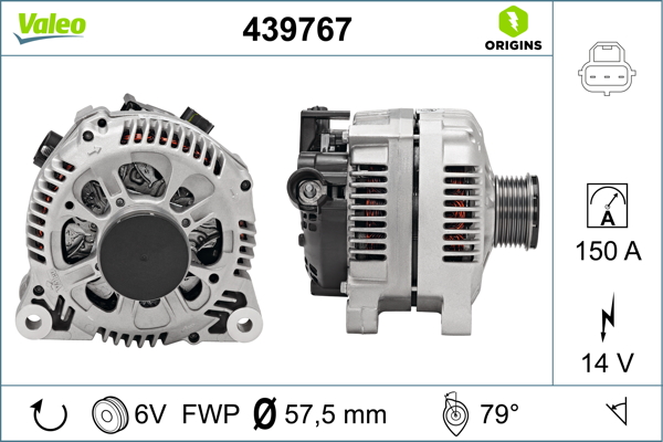 Alternator/Dynamo Valeo 439767