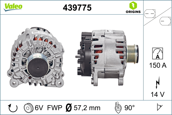 Alternator/Dynamo Valeo 439775