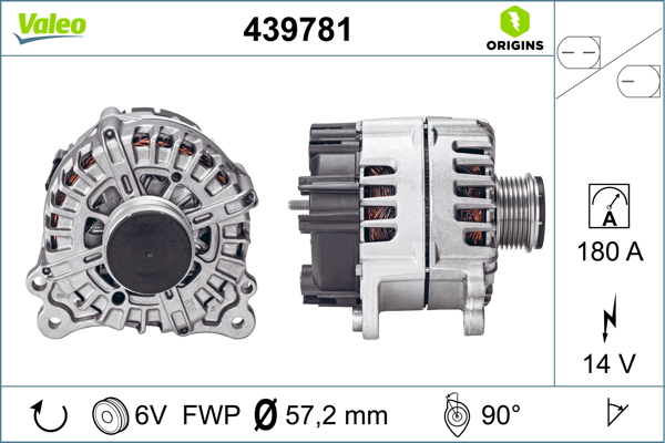 Alternator/Dynamo Valeo 439781