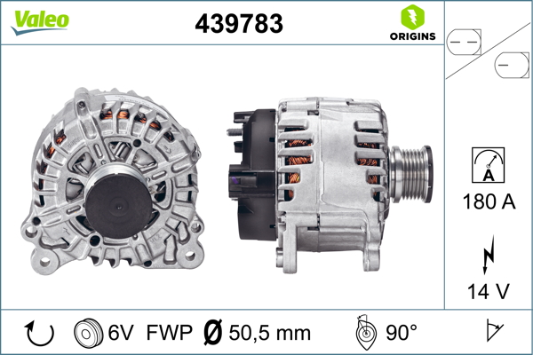 Alternator/Dynamo Valeo 439783