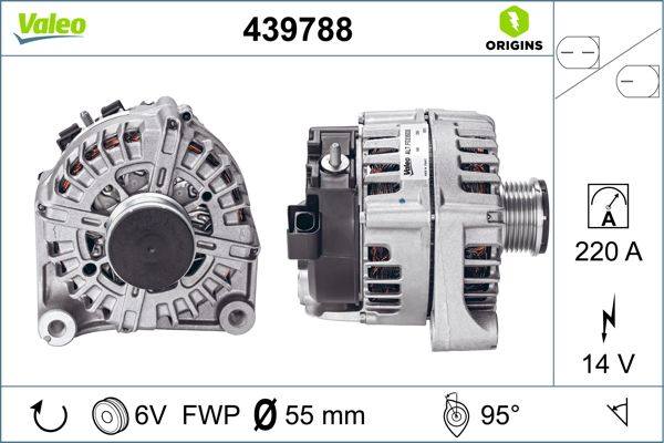 Alternator/Dynamo Valeo 439788