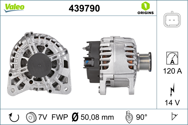 Alternator/Dynamo Valeo 439790