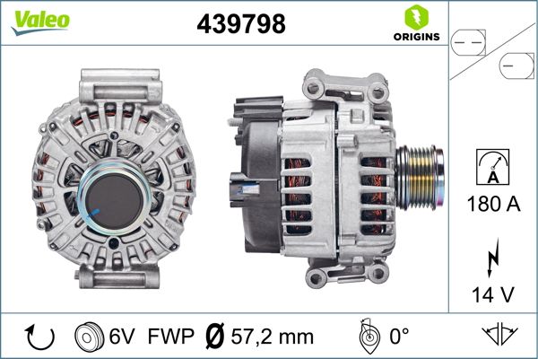 Alternator/Dynamo Valeo 439798