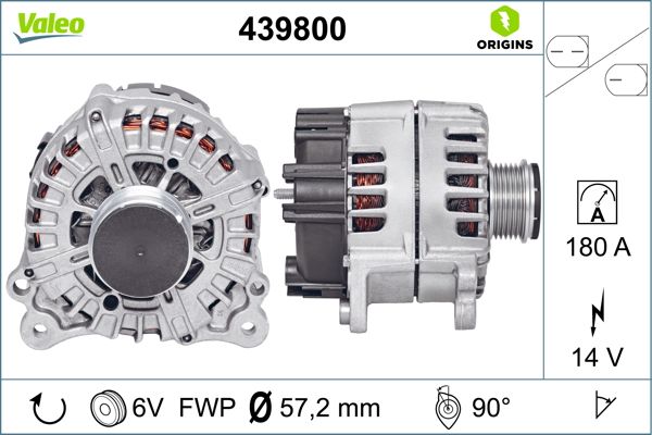 Alternator/Dynamo Valeo 439800