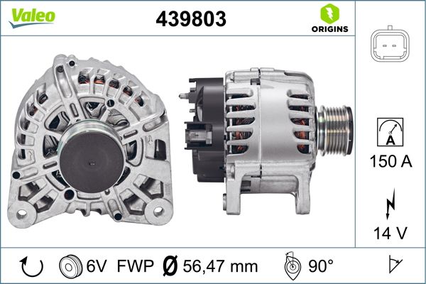 Alternator/Dynamo Valeo 439803