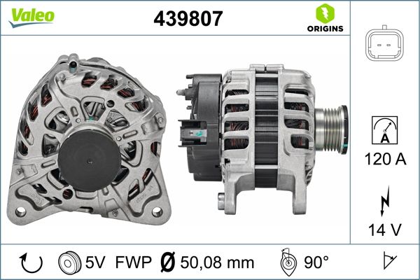 Alternator/Dynamo Valeo 439807