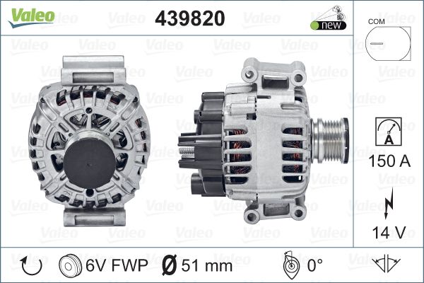 Alternator/Dynamo Valeo 439820