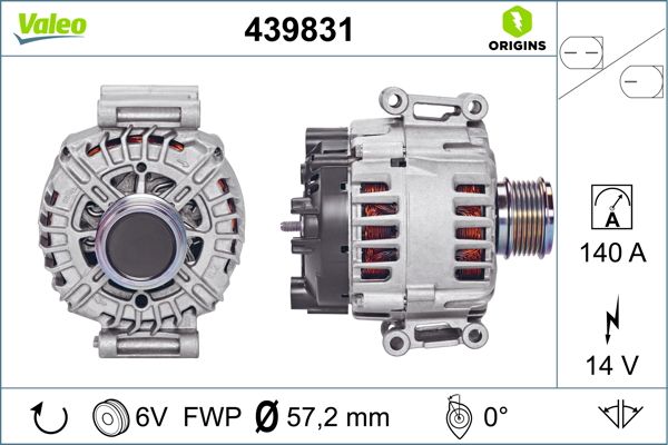 Alternator/Dynamo Valeo 439831