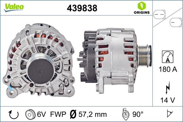 Alternator/Dynamo Valeo 439838