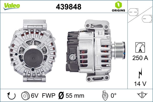 Alternator/Dynamo Valeo 439848