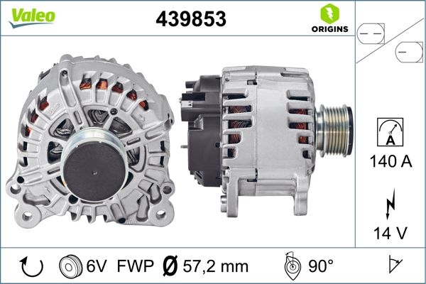 Alternator/Dynamo Valeo 439853