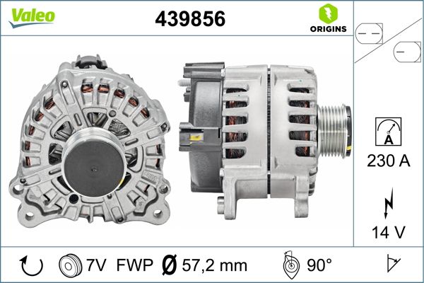 Alternator/Dynamo Valeo 439856