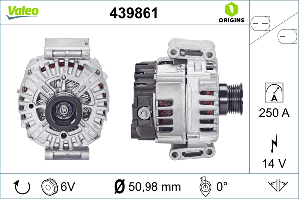 Alternator/Dynamo Valeo 439861
