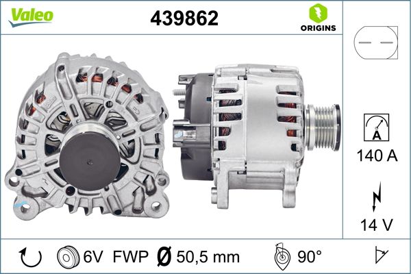 Alternator/Dynamo Valeo 439862