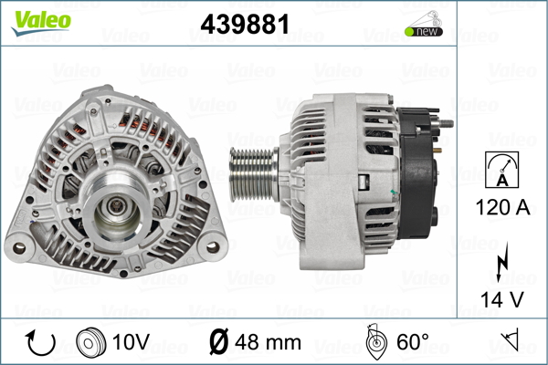 Alternator/Dynamo Valeo 439881