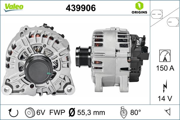 Alternator/Dynamo Valeo 439906