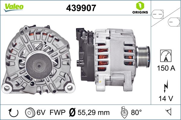 Alternator/Dynamo Valeo 439907