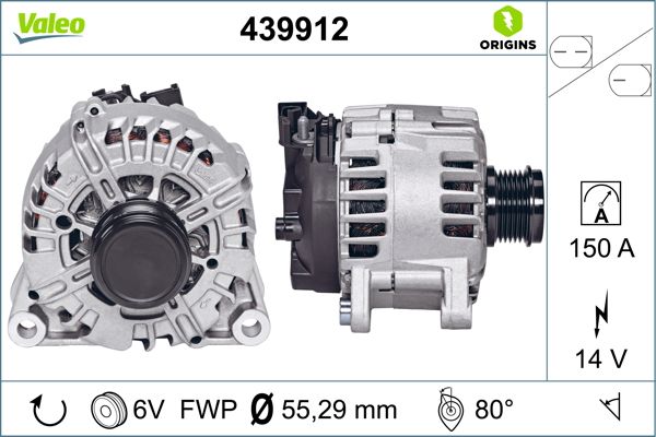 Alternator/Dynamo Valeo 439912
