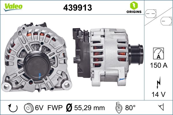 Alternator/Dynamo Valeo 439913