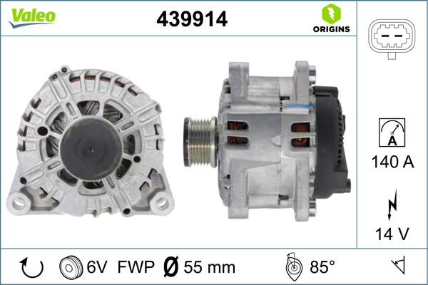 Alternator/Dynamo Valeo 439914