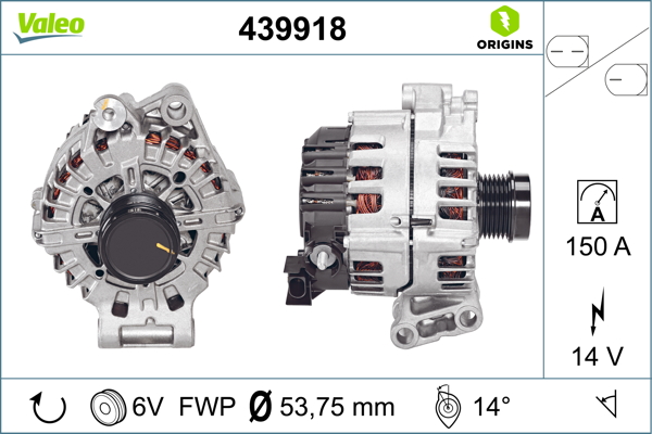 Alternator/Dynamo Valeo 439918