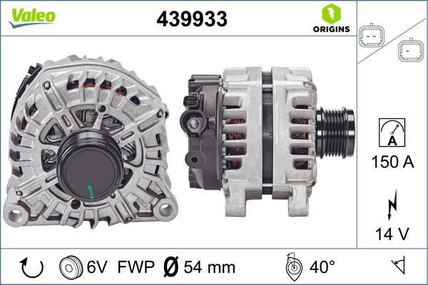 Alternator/Dynamo Valeo 439933