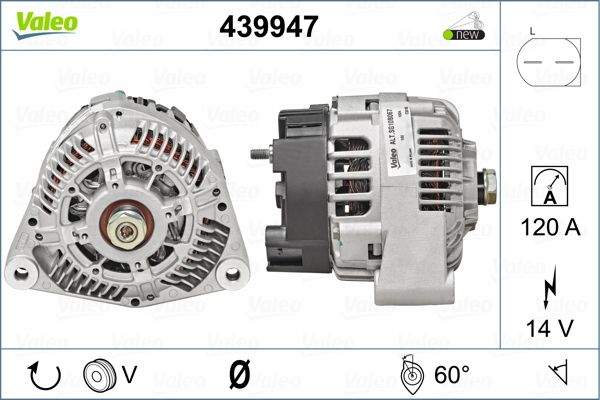 Alternator/Dynamo Valeo 439947