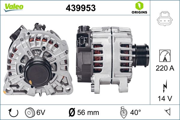 Alternator/Dynamo Valeo 439953