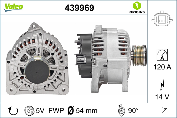 Alternator/Dynamo Valeo 439969