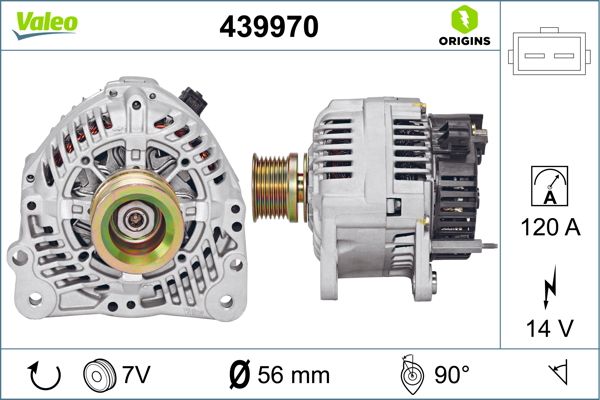 Alternator/Dynamo Valeo 439970