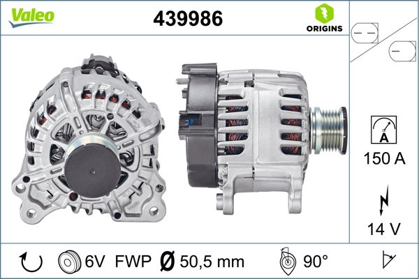 Alternator/Dynamo Valeo 439986