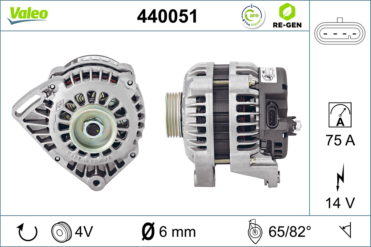 Alternator/Dynamo Valeo 440051